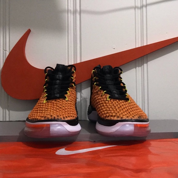 Nike AlphaDunk "Total Orange" Mens Basketball Shoe - Picture 5 of 7